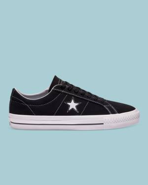 Converse CONS One Star Pro Semisove Nízke Tenisky Čierne | CV-301MCX