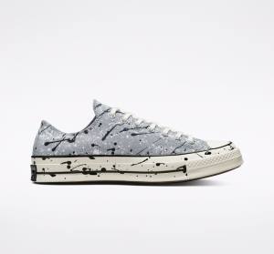 Converse Chuck 70 Archive Paint Splatter Nízke Tenisky Siva Čierne Biele | CV-253SVW