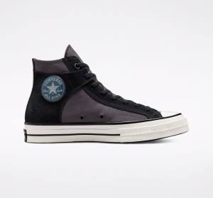 Converse Chuck 70 Crafted Platene Vysoké Tenisky Čierne Biele | CV-645JNU