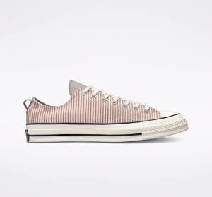 Converse Chuck 70 Crafted Stripe Nízke Tenisky Olivovo Zelená | CV-497DMP