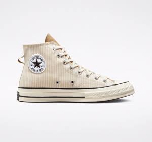 Converse Chuck 70 Crafted Stripe Vysoké Tenisky Hnede | CV-423PVC