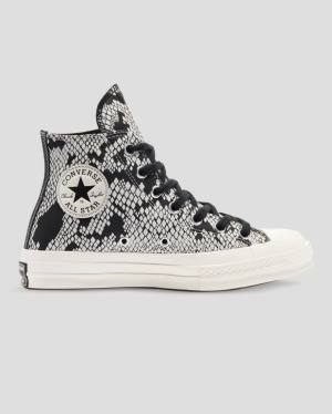 Converse Chuck 70 Kozene Snake Print Vysoké Tenisky Béžové Čierne | CV-798XFA