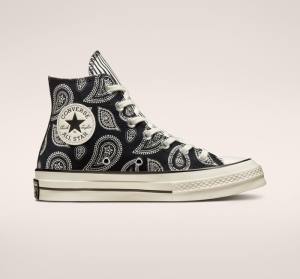 Converse Chuck 70 Paisley Vysoké Tenisky Čierne | CV-985PWK