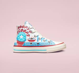 Converse Chuck 70 Sweet Scoops Vysoké Tenisky Biele Modre Červené | CV-498HVP