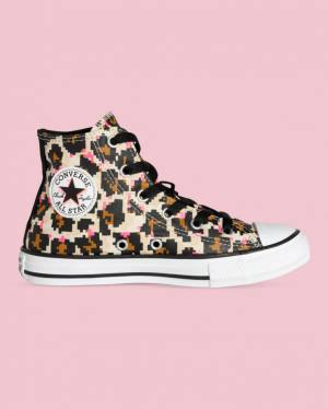 Converse Chuck Taylor All Star Animal Print Vysoké Tenisky Čierne | CV-593OED