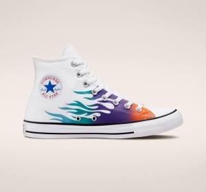 Converse Chuck Taylor All Star Archive Prints Vysoké Tenisky Biele Modre Tyrkysové | CV-243MDO