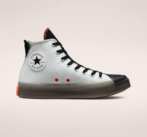 Converse Chuck Taylor All Star CX Stretch Platene Vysoké Tenisky Svetlo Strieborne Čierne Mango | CV-140QRO