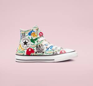 Converse Chuck Taylor All Star Easy-On Multicolored Animals Vysoké Tenisky Biele Viacfarebný Čierne | CV-827IST