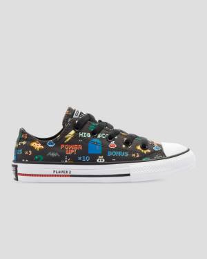 Converse Chuck Taylor All Star Gamer Print Nízke Tenisky Čierne | CV-605IEC