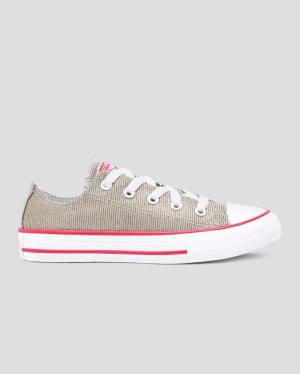 Converse Chuck Taylor All Star Glitter Textilne Nízke Tenisky Hnede | CV-254WYD