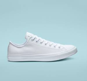 Converse Chuck Taylor All Star Kozene All White Nízke Tenisky Biele | CV-934ETL