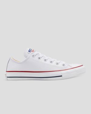 Converse Chuck Taylor All Star Kozene Nízke Tenisky Biele | CV-325FLN