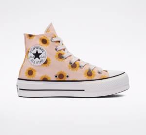 Converse Chuck Taylor All Star Lift Platforme Summer Spirit Vysoké Tenisky Červené Biele | CV-178ZLI