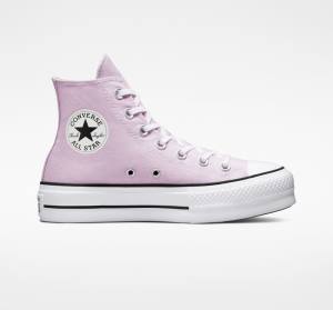 Converse Chuck Taylor All Star Lift Platforme Seasonal Color Vysoké Tenisky Biele Čierne | CV-592ARN