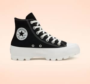 Converse Chuck Taylor All Star Lugged Vysoké Tenisky Čierne Biele | CV-507NXM