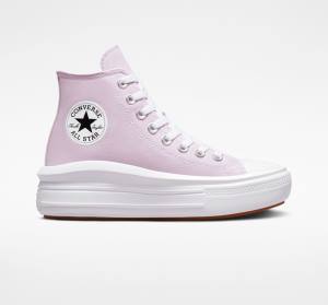 Converse Chuck Taylor All Star Move Platforme Seasonal Color Vysoké Tenisky Biele Biele | CV-192GMA