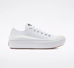 Converse Chuck Taylor All Star Move Platforme Nízke Tenisky Biele Biele Biele | CV-480OUC