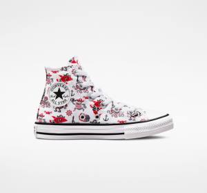 Converse Chuck Taylor All Star Pirates Vysoké Tenisky Biele Červené Čierne | CV-784OPB