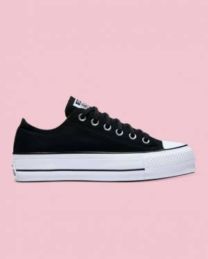 Converse Chuck Taylor All Star Platene Lift Nízke Tenisky Čierne | CV-814QKL