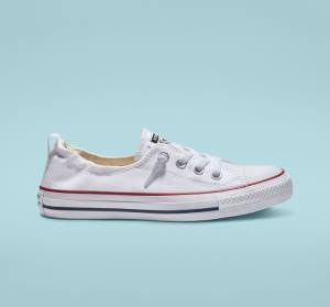 Converse Chuck Taylor All Star Shoreline White Slip On Nízke Tenisky Biele | CV-483QBU