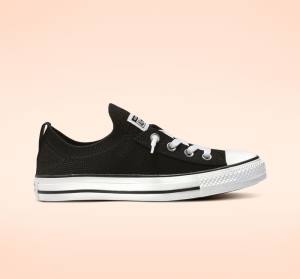 Converse Chuck Taylor All Star Shoreline Knit Slip Nízke Tenisky Čierne Biele | CV-743WUN