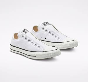 Converse Chuck Taylor All Star Slip Nízke Tenisky Biele Čierne Biele | CV-523GPY