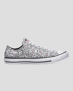 Converse Keith Haring Chuck Taylor All Star Nízke Tenisky Biele Čierne Červené | CV-853HBL