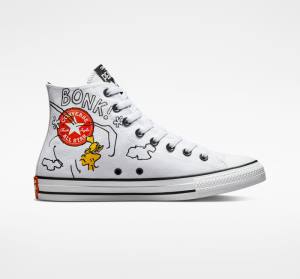 Converse Peanuts Chuck Taylor All Star Vysoké Tenisky Biele Čierne Červené | CV-326AIT