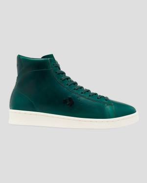 Converse Pro Kozene Horween Vysoké Tenisky Zelene | CV-206UQX