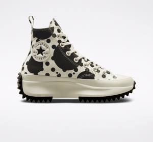 Converse Run Star Hike Platforme Polka Dots Vysoké Tenisky Čierne | CV-320PWD