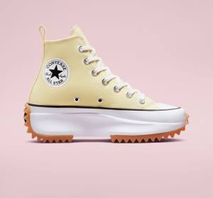 Converse Run Star Hike Platforme Seasonal Color Vysoké Tenisky Citrón Čierne Biele | CV-740QVP