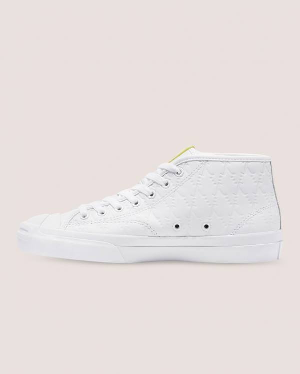 Converse Alexis Sablone Pride Jack Purcell Pro Vysoké Tenisky Biele | CV-746IYL