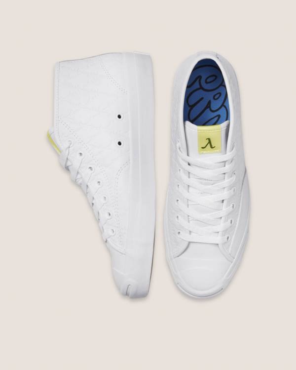 Converse Alexis Sablone Pride Jack Purcell Pro Vysoké Tenisky Biele | CV-746IYL