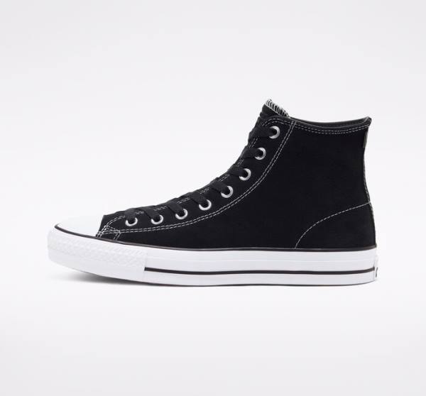 Converse CONS Chuck Taylor All Star Pro Semisove Skate Topanky Čierne Biele | CV-068KGM