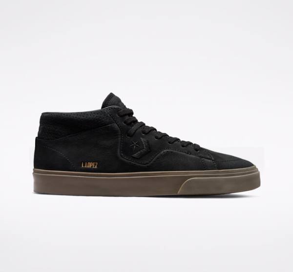 Converse CONS Louie Lopez Pro Nubuck Kozene Skate Topanky Čierne Svetlo Hnede | CV-243GDV