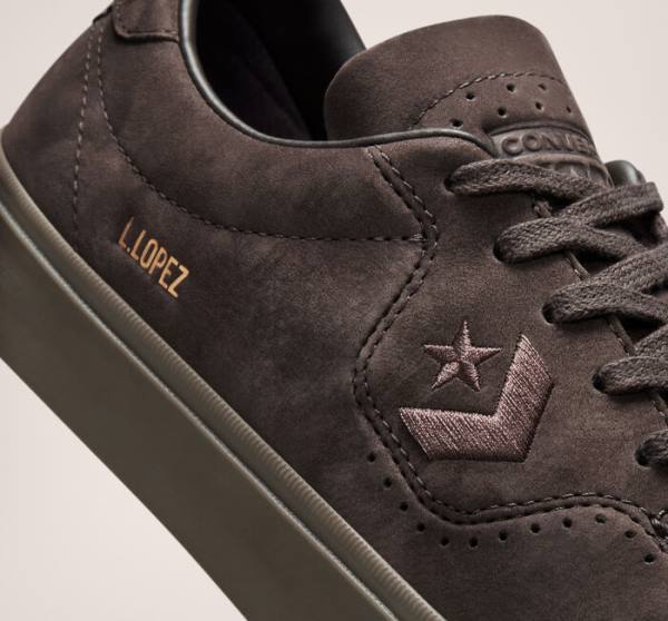 Converse CONS Louie Lopez Pro Nubuck Kozene Skate Topanky Káva Čierne Hnede | CV-701MWX