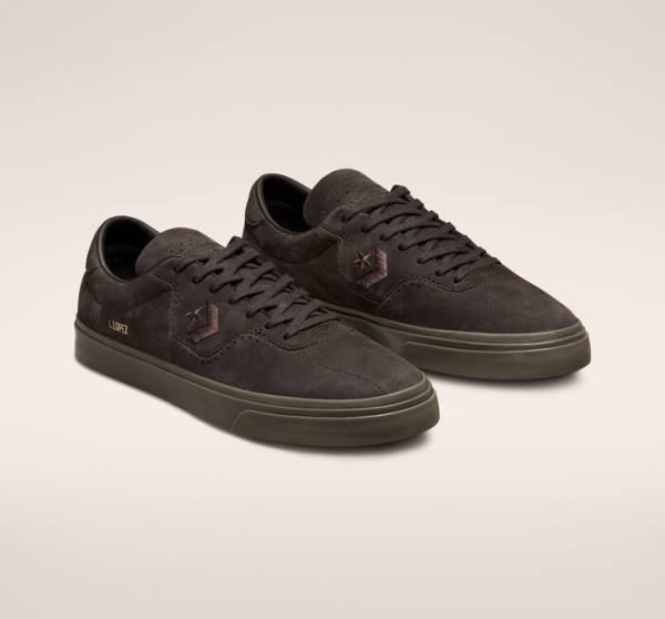 Converse CONS Louie Lopez Pro Nubuck Kozene Skate Topanky Káva Čierne Hnede | CV-701MWX