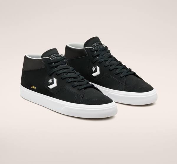 Converse CONS Louie Lopez Pro Stredne Skate Topanky Čierne Biele | CV-730CNU