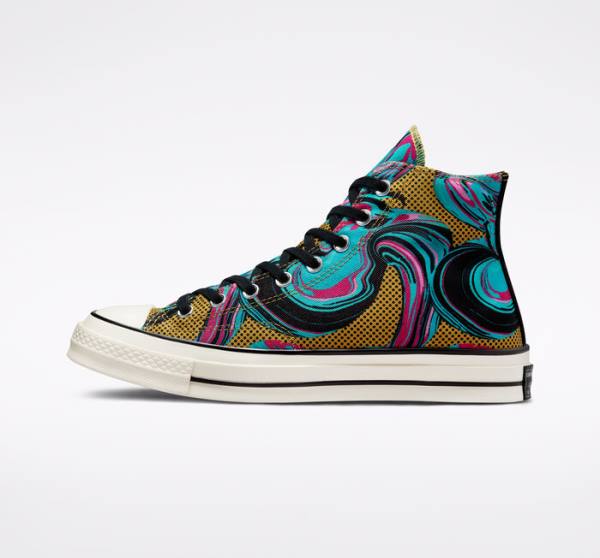 Converse Chuck 70 '90s Marbled Vysoké Tenisky Tyrkysové | CV-761LRM