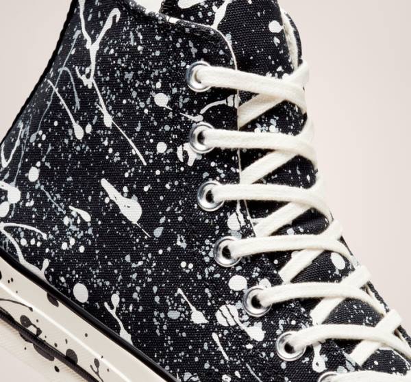 Converse Chuck 70 Archive Paint Splatter Vysoké Tenisky Čierne Siva | CV-012GHM