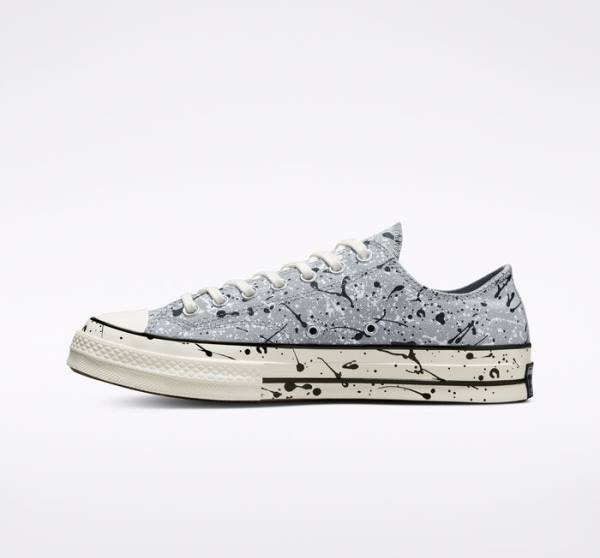 Converse Chuck 70 Archive Paint Splatter Nízke Tenisky Siva Čierne Biele | CV-270ZJQ