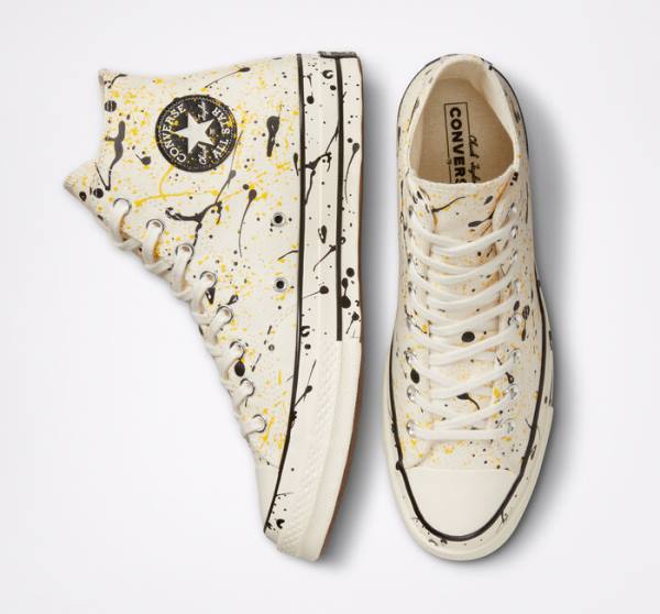 Converse Chuck 70 Archive Paint Splatter Vysoké Tenisky Čierne | CV-930PKB