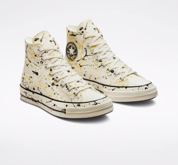 Converse Chuck 70 Archive Paint Splatter Vysoké Tenisky Čierne | CV-930PKB