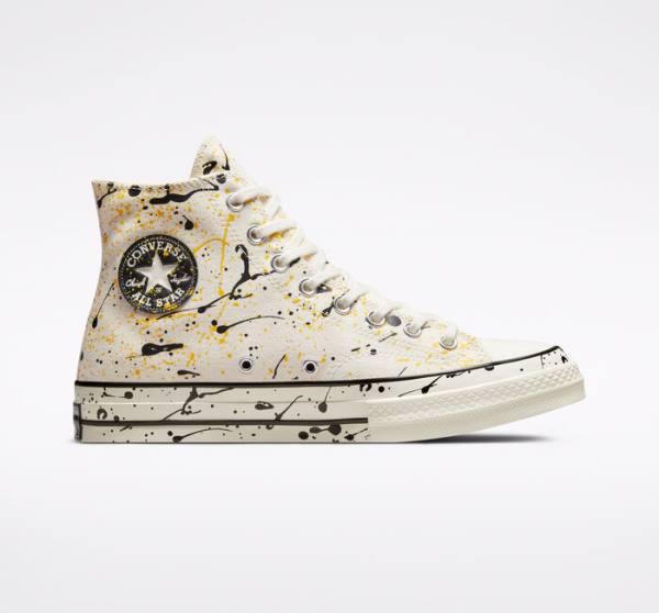 Converse Chuck 70 Archive Paint Splatter Vysoké Tenisky Čierne | CV-930PKB