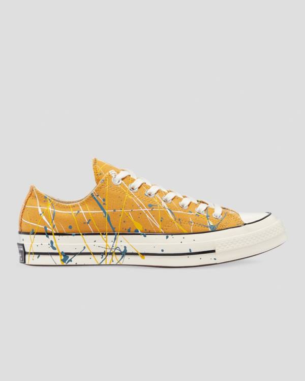 Converse Chuck 70 Archive Print Paint Splatter Nízke Tenisky Žlté | CV-263QYX