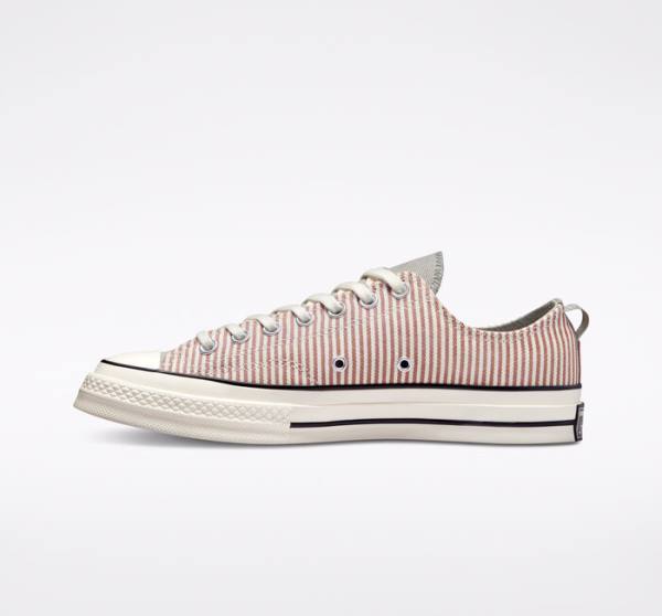 Converse Chuck 70 Crafted Stripe Nízke Tenisky Olivovo Zelená | CV-365CQF