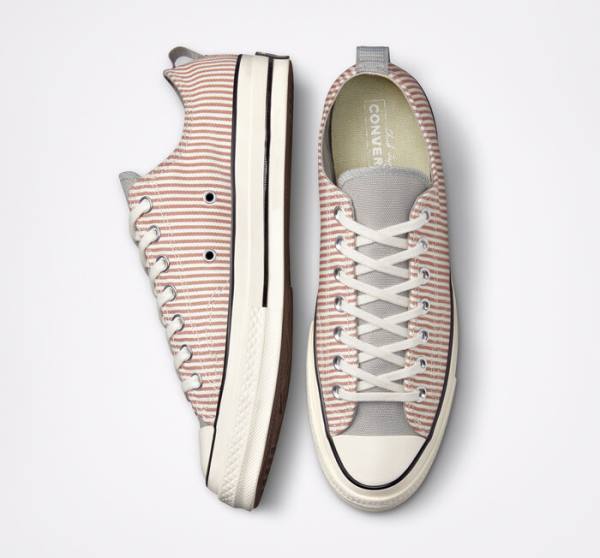 Converse Chuck 70 Crafted Stripe Nízke Tenisky Olivovo Zelená | CV-365CQF