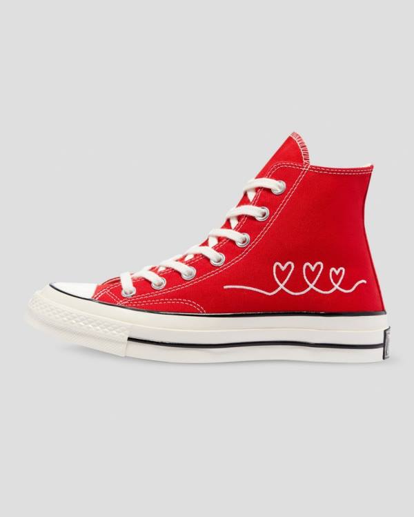 Converse Chuck 70 Love Thread Vysoké Tenisky Červené | CV-630JPN