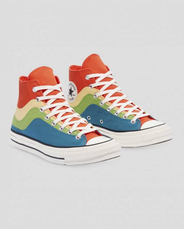 Converse Chuck 70 National Parks Vysoké Tenisky Oranžové Zelene Modre | CV-850LMQ