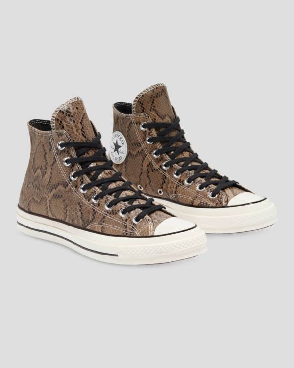 Converse Chuck 70 Reptile Semisove Vysoké Tenisky Hnede | CV-165WNL